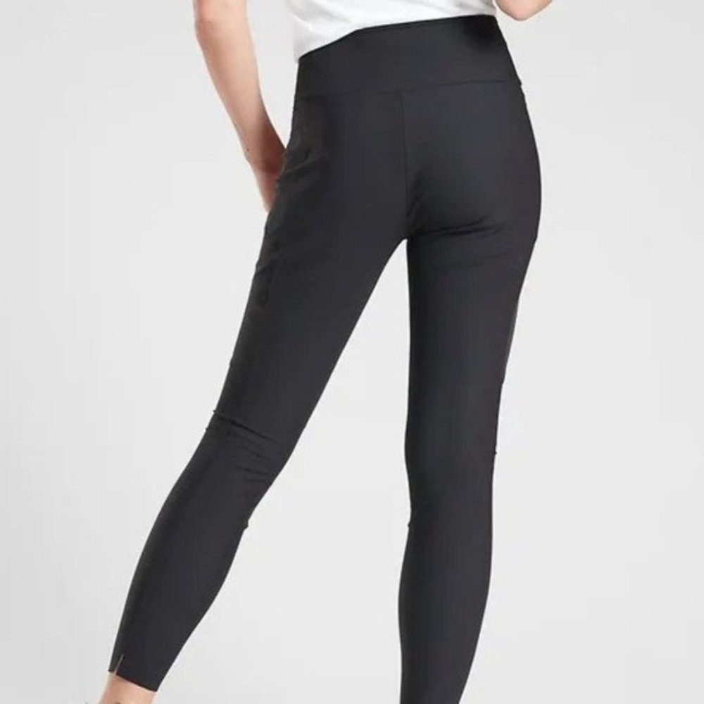 Athleta Stellar City Tights size 6 Black - Picture 2 of 8